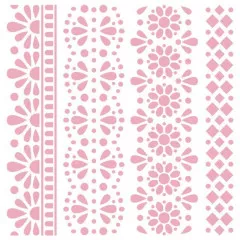 Mask Stencil - Garden Party Traditional Lace Borders