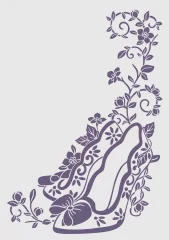 Embossing Folder - Once Upon a Time - Glass Slippers