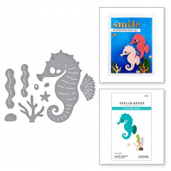 Spellbinders Etched Dies - Luna the Seahorse