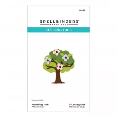 Spellbinders Etched Dies - Flowering Tree