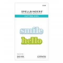 Spellbinders Etched Dies - Hello Smile