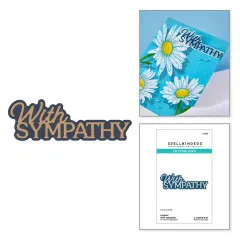 Spellbinders Etched Dies - Essentially Yours Sentiments - Layered With Sympathy