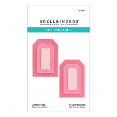 Spellbinders Etched Dies - Dotted Tags