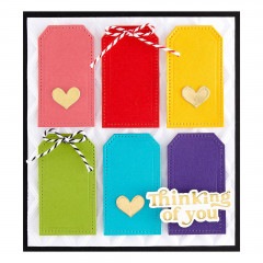 Spellbinders Etched Dies - Dotted Tags