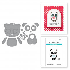 Spellbinders Etched Dies - Dancin Birthday Panda