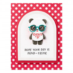 Spellbinders Etched Dies - Dancin Birthday Panda