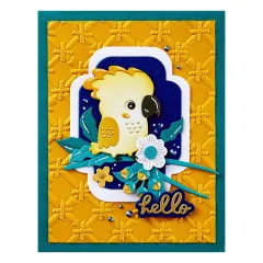 Spellbinders Etched Dies - Cheerful Chirps - Free Hugs Oscar