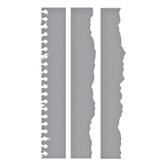 Spellbinders Etched Dies - Take Note - Torn Paper Edges
