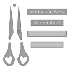 Spellbinders Etched Dies - Sharon's Scissors
