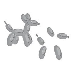 Spellbinders Etched Dies - Birthday Celebrations - Balloon Party Animal