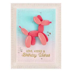 Spellbinders Etched Dies - Birthday Celebrations - Balloon Party Animal