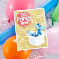 Spellbinders Etched Dies - Birthday Celebrations - Balloon Party Animal