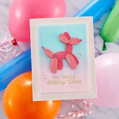 Spellbinders Etched Dies - Birthday Celebrations - Balloon Party Animal