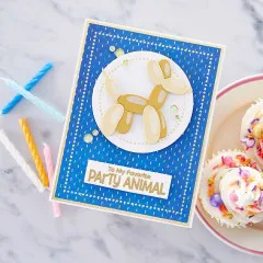 Spellbinders Etched Dies - Birthday Celebrations - Balloon Party Animal