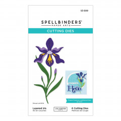 Spellbinders Etched Dies - Layered Iris