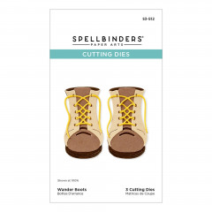 Spellbinders Etched Dies - Wander Boots