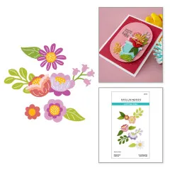 Spellbinders Etched Dies - Shiny New Day - Petal Fresh by Spellbinders