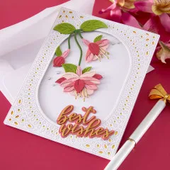 Spellbinders Etched Dies - Magical Fuchsia by Alex Syberia