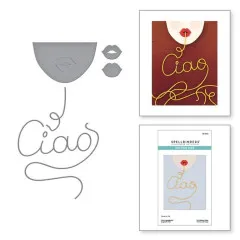 Spellbinders Etched Dies - La Dolce Vita - Ciao Spaghetti
