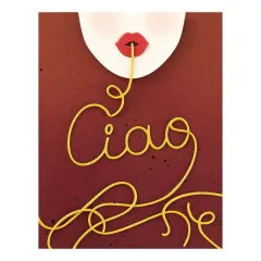 Spellbinders Etched Dies - La Dolce Vita - Ciao Spaghetti