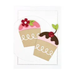 Spellbinders Etched Dies - Sweet Street- Party Cupcake Pocket