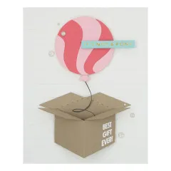 Spellbinders Etched Dies - Birthday Celebrations - Surprise Box