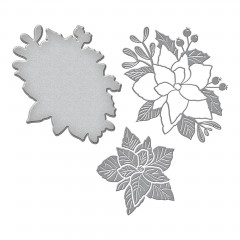 Spellbinders Etched Dies - Poinsettia Bloom