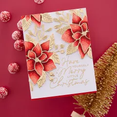 Spellbinders Etched Dies - Poinsettia Bloom