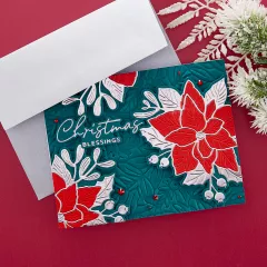 Spellbinders Etched Dies - Poinsettia Bloom