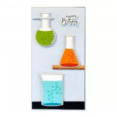 Spellbinders Etched Dies - Laboratory Glassware