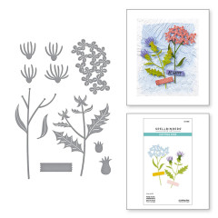 Spellbinders Etched Dies - Field Notes Wildflowers