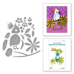 Spellbinders Etched Dies - Cheerful Chirps - Flying High