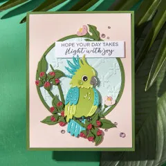 Spellbinders Etched Dies - Cheerful Chirps - Flying High