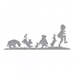 Spellbinders Etched Dies - Pooh & Friends Silhouette