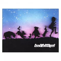 Spellbinders Etched Dies - Pooh & Friends Silhouette