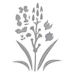 Spellbinders Etched Dies - Wildflowers - Layered Gladiolus