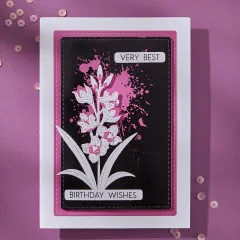 Spellbinders Etched Dies - Wildflowers - Layered Gladiolus