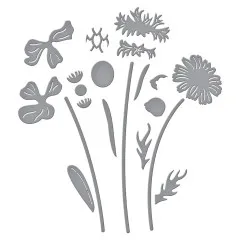 Spellbinders Etched Dies - Wildflowers - Layered Wildflowers