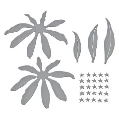 Spellbinders Etched Dies - Summer Solstice Garden - Echinacea (Coneflower)