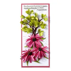 Spellbinders Etched Dies - Summer Solstice Garden - Echinacea (Coneflower)