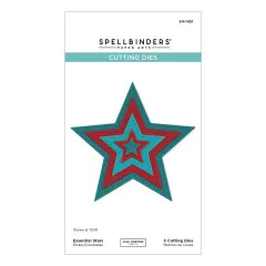 Spellbinders Etched Dies - All About Christmas - Essential Stars