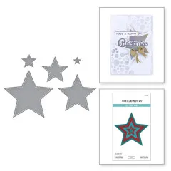 Spellbinders Etched Dies - All About Christmas - Essential Stars