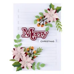 Spellbinders Etched Dies - All About Christmas - Christmas Foliage