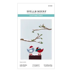 Spellbinders Etched Dies - All About Christmas - Little Birdies