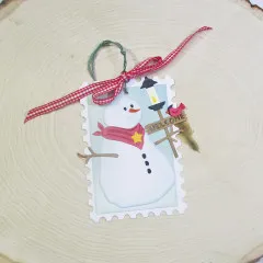 Spellbinders Etched Dies - Country Christmas - Country Snowman