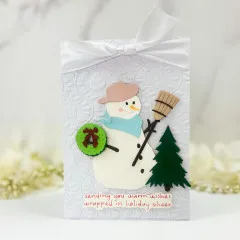 Spellbinders Etched Dies - Country Christmas - Country Snowman