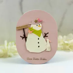 Spellbinders Etched Dies - Country Christmas - Country Snowman
