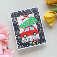 Spellbinders Etched Dies - Wonderland - Yuletide Ride