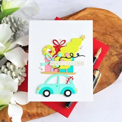 Spellbinders Etched Dies - Wonderland - Yuletide Ride