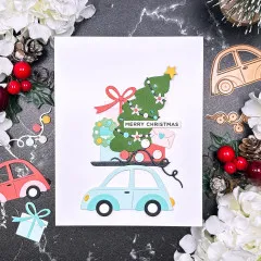 Spellbinders Etched Dies - Wonderland - Yuletide Ride